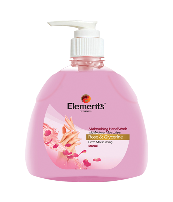 Elements Wellness Rose & Glycerine Moisturising Hand Wash 500ml