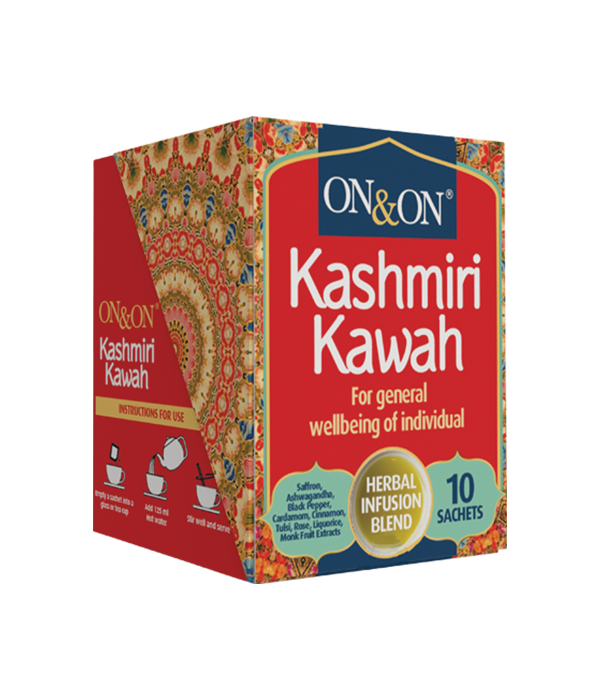 On & On Kashmiri Kahwa Herbal Infusion Blend 10 Sachets