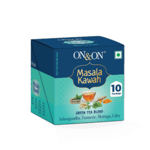 On & On Masala Kahwa Green Tea Blend 10 Tea bags